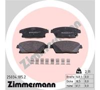 ZIMMERMANN 25034.185.2 Kit pastiglie freno, Freno a disco per BUICK (SGM),CHEVRO