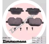 ZIMMERMANN 25085.170.1 Kit pastiglie freni
