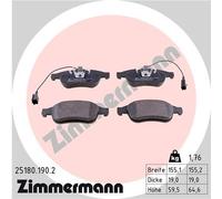 ZIMMERMANN 25180.190.2 Kit pastiglie freni
