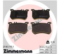 ZIMMERMANN 25183.175.1 Kit pastiglie freno, Freno a disco per MERCEDES-BENZ