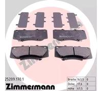 ZIMMERMANN 25209.170.1 Kit pastiglie freni