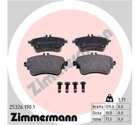 ZIMMERMANN 25326.190.1 Kit pastiglie freno, Freno a disco per MERCEDES-BENZ