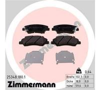 ZIMMERMANN 25348.180.1 Kit pastiglie freni Anteriore per HYUNDAI ACCENT IV (RB)