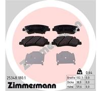 ZIMMERMANN 25348.180.1 Kit pastiglie freno, Freno a disco per EMGRAND,GEELY,HYUN