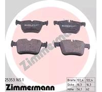 ZIMMERMANN 25353.165.1 Kit pastiglie freni