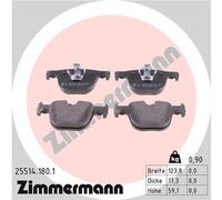 ZIMMERMANN 25514.180.1 Kit pastiglie freno, Freno a disco per BMW,BMW (BRILLIANC