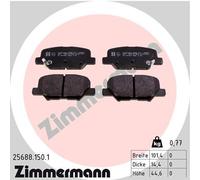 ZIMMERMANN 25688.150.1 Kit pastiglie freno, Freno a disco per CITROËN,MAZDA,MAZD