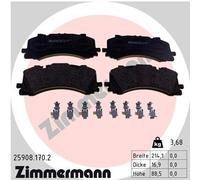 ZIMMERMANN 25908.170.2 Kit pastiglie freno, Freno a disco per AUDI,VW