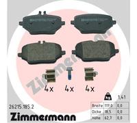 ZIMMERMANN 26215.185.2 Kit pastiglie freno, Freno a disco per MERCEDES-BENZ