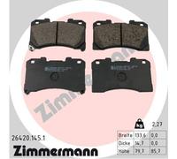 ZIMMERMANN 26420.145.1 Kit pastiglie freno, Freno a disco per TOYOTA