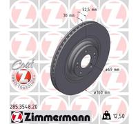 ZIMMERMANN 285.3548.20 Disco freno per HYUNDAI