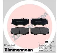 ZIMMERMANN 29784.180.1 Kit pastiglie freno, Freno a disco per MERCEDES-BENZ,PUCH