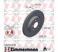 ZIMMERMANN 400.5523.30 Disco freno