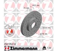 ZIMMERMANN 250.1352.52 Disco freno