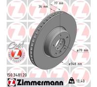 ZIMMERMANN 150.3481.20 Disco freno
