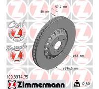 ZIMMERMANN Disco freno