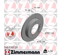 ZIMMERMANN 2X Disco Freno Anteriore Ø290 Mm Completo Per Suzuki Jimny