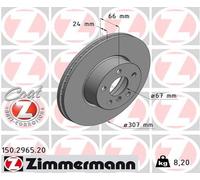 ZIMMERMANN 150.2965.20 Disco freno