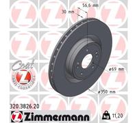 ZIMMERMANN 320.3826.20 Disco freno per GENESIS,KIA