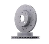 2x Disco freno ventilazione interna 400.3653.52 ZIMMERMANN per MERCEDES-BENZ SLK