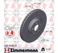 ZIMMERMANN 400.3658.20 Disco freno per MERCEDES-BENZ