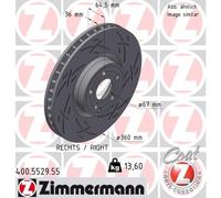 ZIMMERMANN 400.5529.55 Disco freno per MERCEDES-BENZ