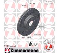 ZIMMERMANN 400.5555.54 Disco freno per MERCEDES-BENZ
