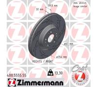 ZIMMERMANN 400.5555.55 Disco freno per MERCEDES-BENZ