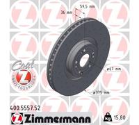 ZIMMERMANN 400.5557.52 Disco freno per MERCEDES-BENZ