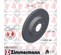 ZIMMERMANN 400.5567.52 Disco freno