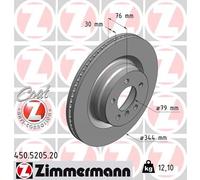 ZIMMERMANN 450.5205.20 Disco freno per LAND ROVER