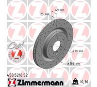 ZIMMERMANN 450.5216.52 Disco freno per LAND ROVER
