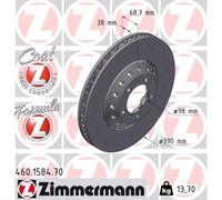 ZIMMERMANN 460.1584.70 Disco freno per PORSCHE
