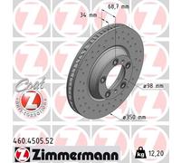 ZIMMERMANN 460.4505.52 Disco freno