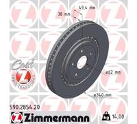 ZIMMERMANN 590.2854.20 Disco freno per SUZUKI,TOYOTA