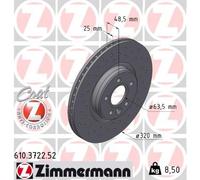 ZIMMERMANN 610.3722.52 Disco freno