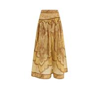 Zimmermann Bicolor Cotton Long Skirt - 1