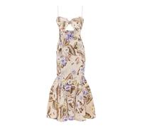Zimmermann - Coco Tie Front Midi Dress - - Dresses - Donna - Beige - M
