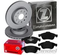 ZIMMERMANN Dischi Freno + Pastiglie Frontale Adatto A per Renault Megane 3