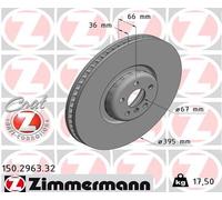 ZIMMERMANN Disco Freno Ventilato Anteriore Destro Adatto Per BMW 7 Serie G11 G12