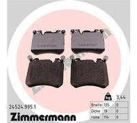 ZIMMERMANN Kit pastiglie freni Anteriore per BMW X5 (E70) X6 (E71, E72)