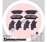 ZIMMERMANN Kit pastiglie freni Anteriore per FORD Fiesta Mk6 Van 24283.165.1