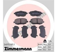 ZIMMERMANN Kit pastiglie freni Anteriore per LANCIA YPSILON (843) 24073.165.1