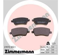 ZIMMERMANN Kit pastiglie freni Anteriore per OPEL AGILA (B) (H08) 23973.165.1