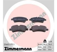 Pastiglie freno 25603.175.1 ZIMMERMANN per FORD TRANSIT V363 Furgone