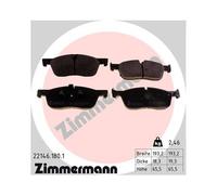 Pastiglie freno 22146.180.1 ZIMMERMANN per LAND ROVER JAGUAR