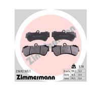 ZIMMERMANN 23692.165.1 Kit pastiglie freni