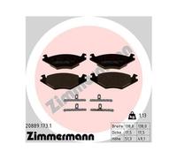 ZIMMERMANN 20889.173.1 Kit pastiglie freni