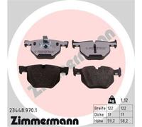 ZIMMERMANN Pastiglie Bremsbelegsatz Posteriore Sistema ATE - Teves per BMW X5 X6