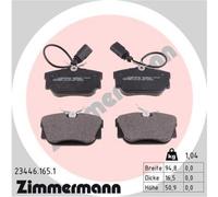 ZIMMERMANN Pastiglie Freni Posteriori per VW Transporter IV Bus Sharan Seat